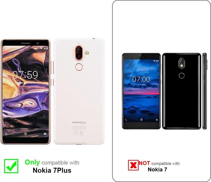 Image du produit Cadorabo Étui Flower Book pour Nokia 7 PLUS (Nokia 7 Plus)