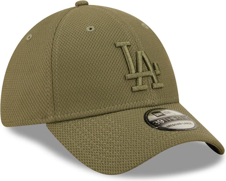 Produktbild New Era 39Thirty Diamond Cap - Los Angeles Dodgers oliv M/L (M, L)