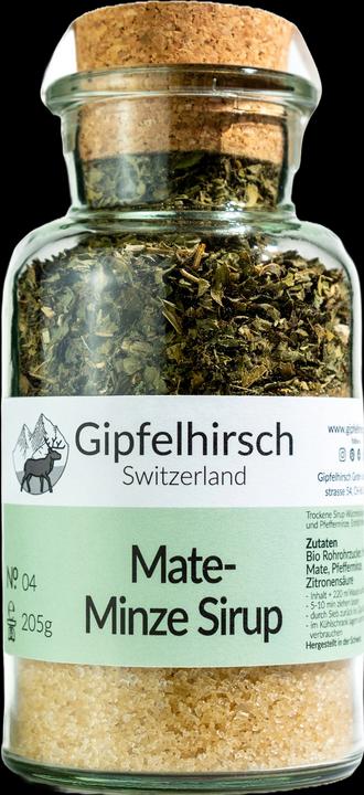 Produktbild Gipfelhirsch Mate Minze Sirup (205 g)