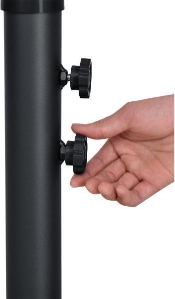 Produktbild Juskys Ampelschirm Brazil mit LED und Kurbel (1 m)