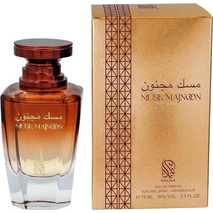 Nylaa Moschus Majnoon 75ml Parfüm Spray Enigma Frauen Süsse Blume Kokosnuss (Eau de Parfum, 75 ml)
