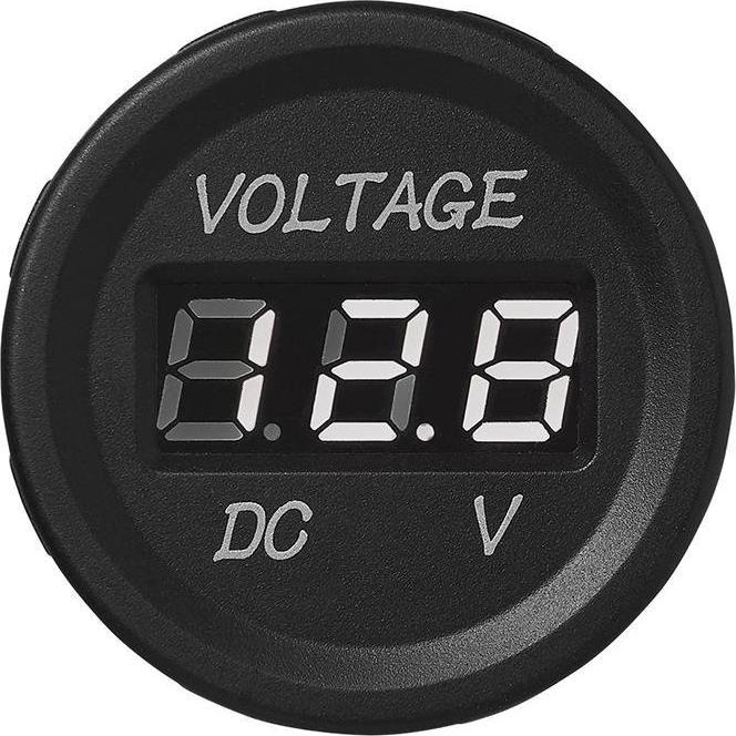 Actual product image ProPlus Built-in voltmeter digital 6-30V in blister pack