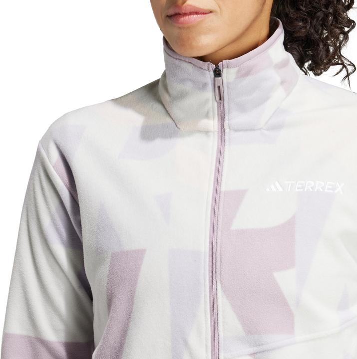 Produktbild adidas Women's Multi AOP Full Zip Fleece Jacket (L)