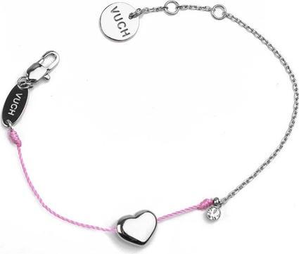 Vuch Fashion Shiny Heart Pink Bracelet (L)
