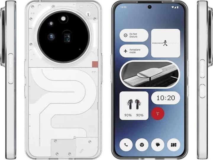 Productafbeelding Cover-Discount Nothing Phone (3a) Pro - Silikon Gummi Case transparent (Niets Telefoon (3a) Pro)