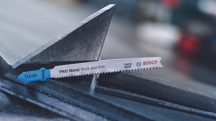 Actual product image Bosch Professional Zubehör PRO Metal thick and thin T123XF jigsaw blade, 100 mm, 100 pcs.