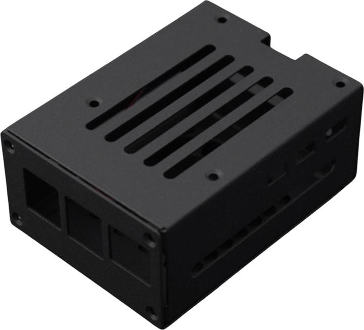 Image du produit DFRobot Boîtier métallique Raspberry Pi 5 avec dissipateur thermique et ventilateur silencieux