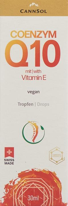 Produktbild Cannsol Coenzym Q10 mit Vitamin E wasserlöslich optimale Bioverfügbarkeit liq (1 Stück, Tropfen, 108 g)