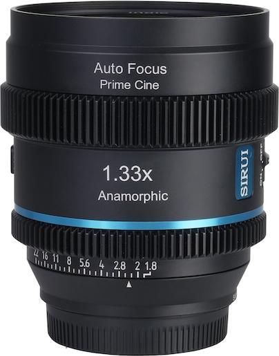 Produktbild Sirui 20AF133X-EB 20mm T1.8 AF Anamorphic Objektiv (Sony E-Mount, Blue Flare) (Sony E, APS-C / DX)