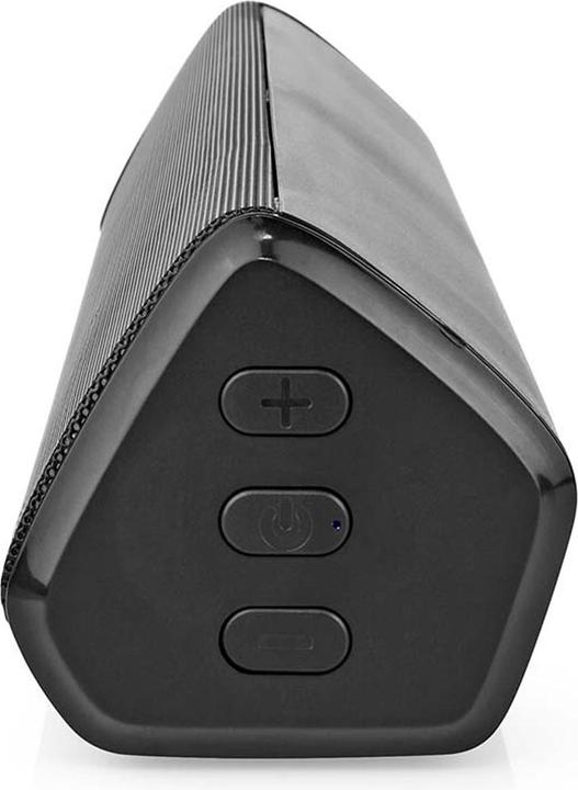 Produktbild Nedis Bluetooth®-Lautsprecher | max. Batteriespielzeit: 6 Std | Tisch Design | 18 W | Stereo | Einge (6 h, Batteriebetrieb)