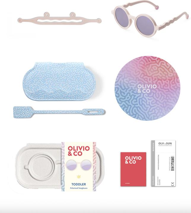 Immagine prodotto Olivo & Co Sonnenbrille TODDLER rund Coral Reef-Coral Blush