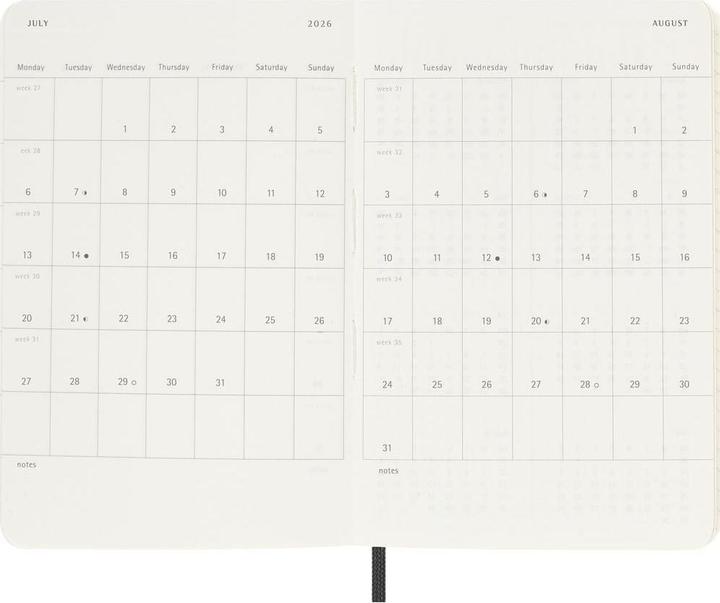 Actual product image Moleskine Taschenagenda Daily (9 x 14 cm, English)