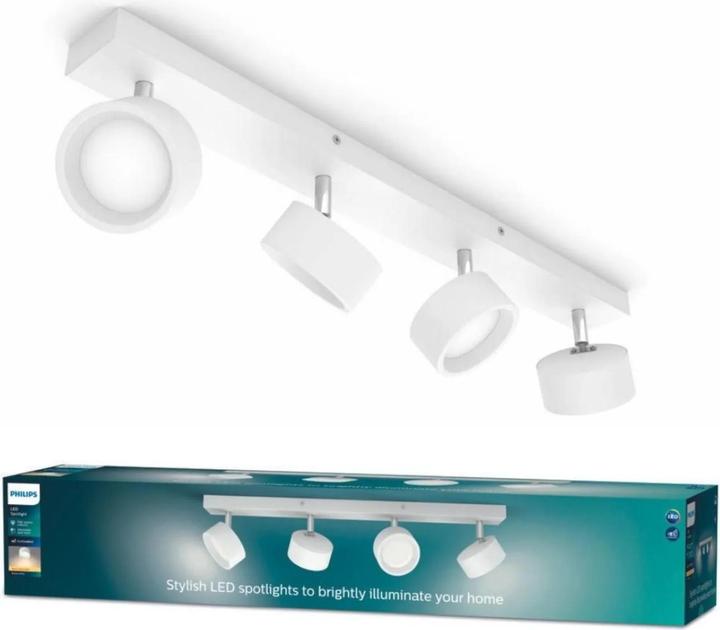 Image du produit Philips Bracia Spot 4x5.5W 2700K blanc (2200 lm)