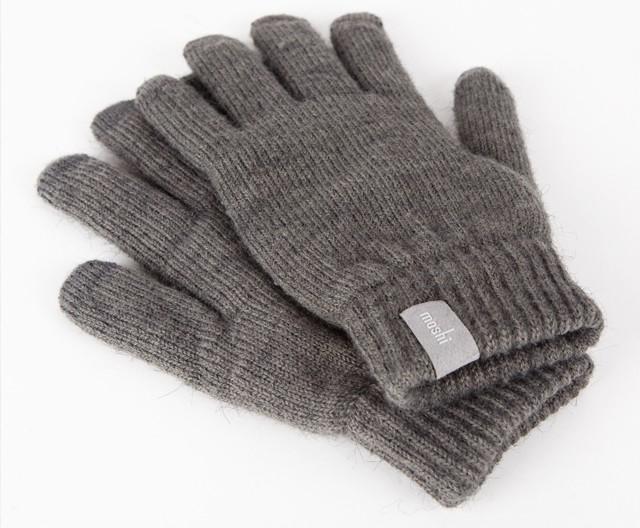 Actual product image Moshi Digits Touchscreen Gloves - Dark Gray (L) (L)