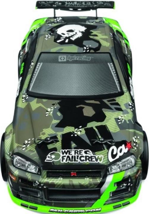 Immagine prodotto HPI FAIL CREW NISSAN SKYLINE R34 GT-R PRINTED BODY (150MM)