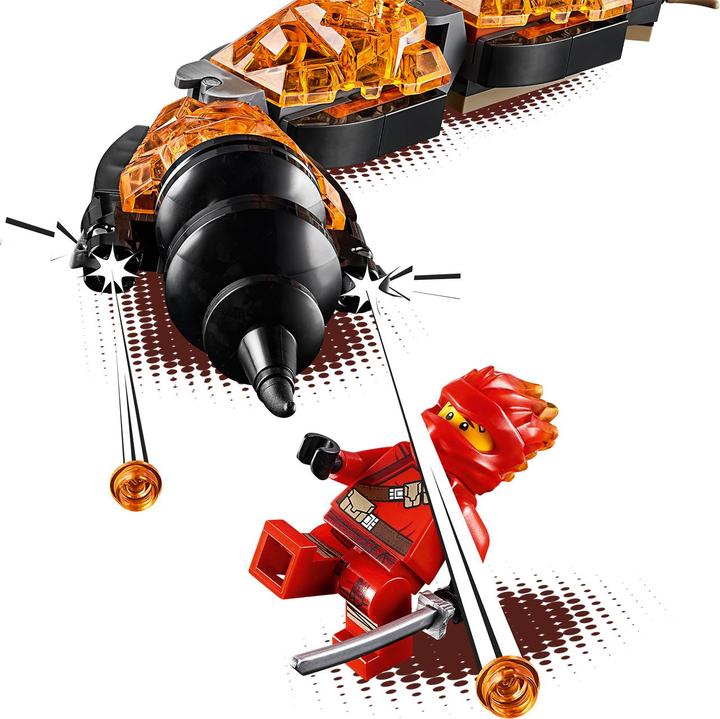 Actual product image LEGO Fire Snake (70674, LEGO Ninjago)