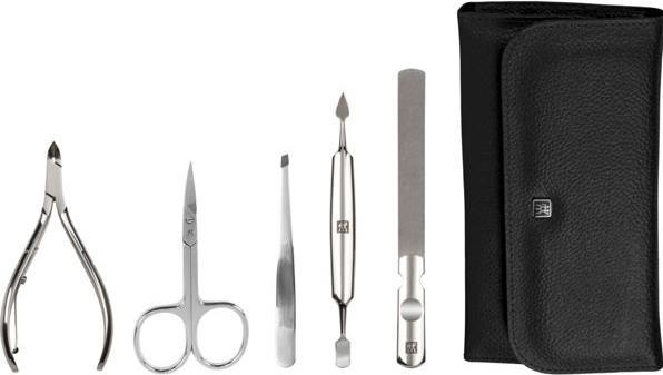 Zwilling 97437-004-0 Classic Inox Etui aus Rindleder 5-teilig schwarz