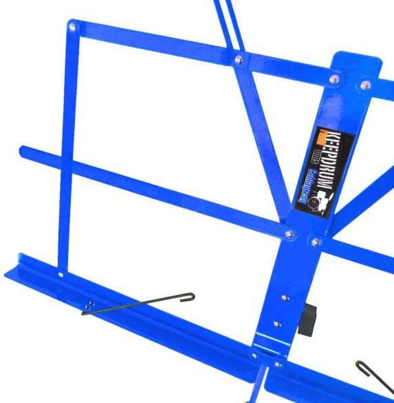 Actual product image keepdrum MUS2BL Music Stand Blue with Light