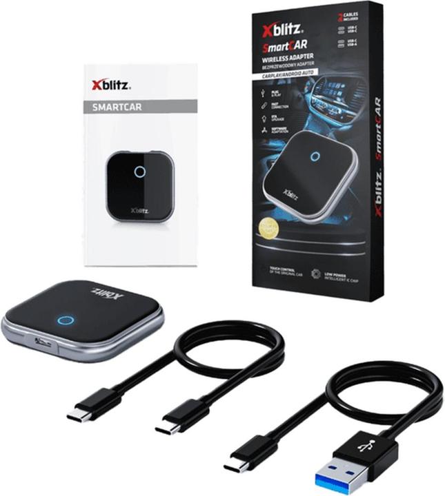 Actual product image Xblitz SmartCAR Wireless Carplay/Android Auto Adapter