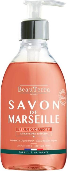 Immagine prodotto BeauTerra Sapone liquido Marsiglia fiori d'arancio (Sapone liquido, 1000 ml)