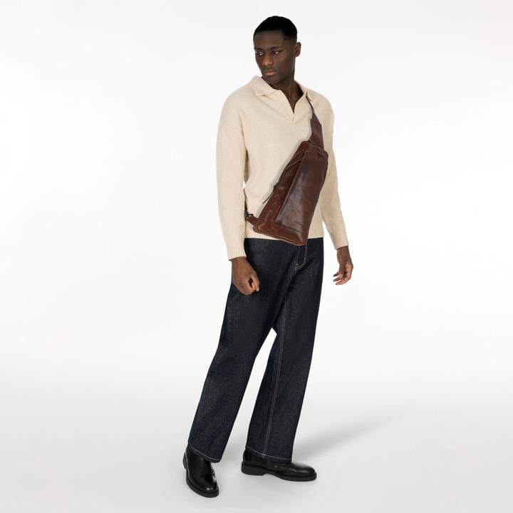 Actual product image Greenburry Newport Umhängetasche Leder 33 cm