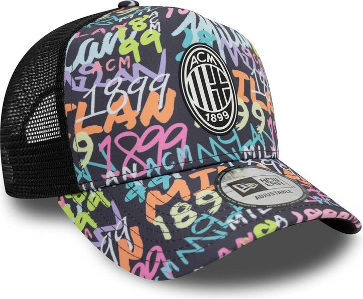 Actual product image New Era A-Frame Trucker Cap - Ac Mailand Grafiti (One size)