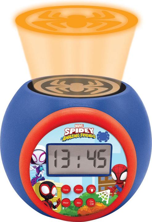 Immagine prodotto Lexibook Sveglia a proiezione Spidey & Friends con cambio di colore dei LED e funzione timer