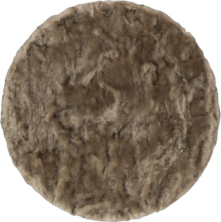 Produktbild Pergamon Luxus Super Soft Fellteppich Aspen Rund Meliert (Ø 160 cm)