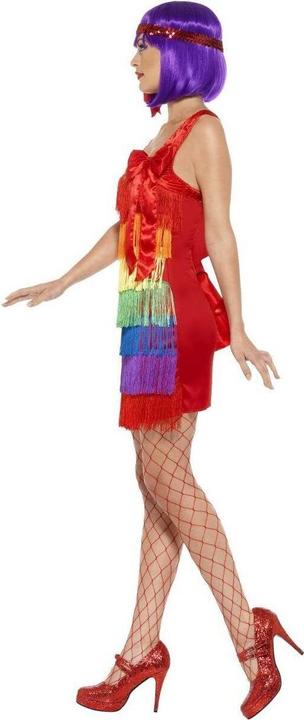 Actual product image Smiffys Charleston Rainbow Flapper Costume (XS)