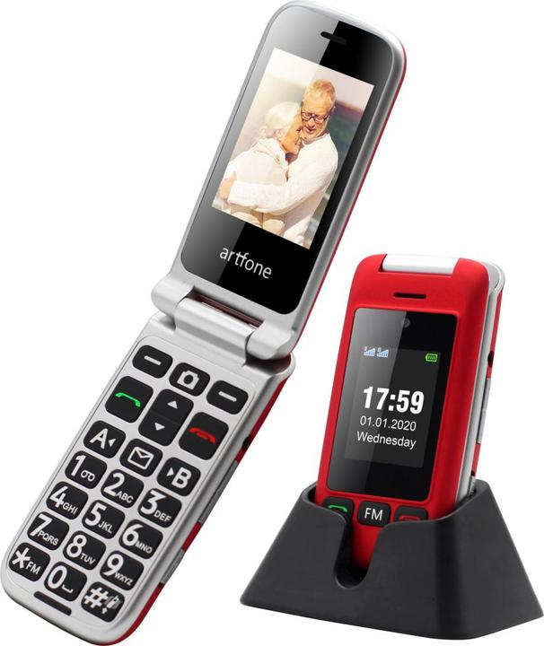 Image du produit Sponge Artfone C10 Flip Téléphone senior (1.80", 2G)