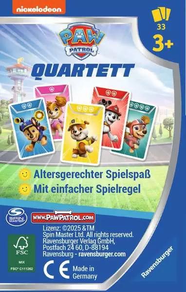 Actual product image Ravensburger 24760 - Paw Patrol Quartet - The classic card game for 3-6 children aged 3 and over with (German)