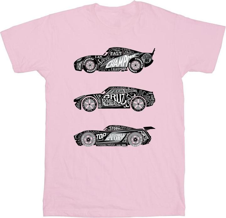 Disney Cars Text Racers TShirt (XXL)