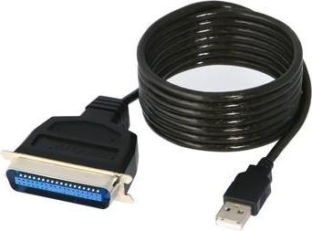 Actual product image PremiumCord KUPRINT USB cable USB 1.1 Black (1.50 m, USB 1.1)