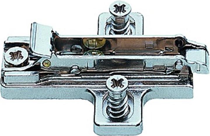 Salice Cross mounting plates for cup hinges with pre-assembled Euroschrau (1 pcs.)