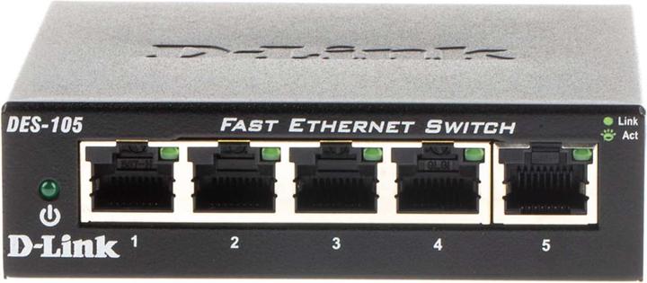 Produktbild D-Link DES-105 Netzwerk Switch Desktop (5 Ports)
