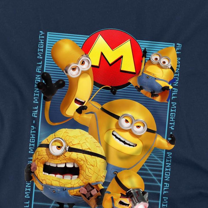 Actual product image Despicable Me Childrens/Kids Mega Minions Grid T-Shirt (104)