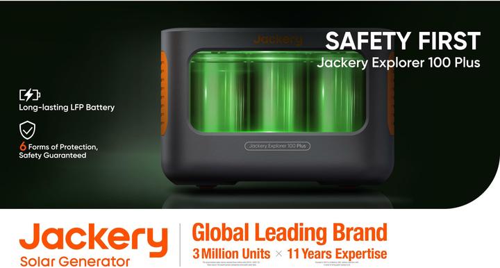 Produktbild Jackery Explorer 100 Plus (99 Wh, 0.97 kg)