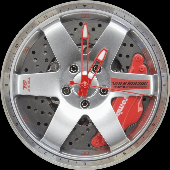 Immagine prodotto 21cars TE37 AP - Rosso - Cromo | Automatico | Non-Spin (43 mm)