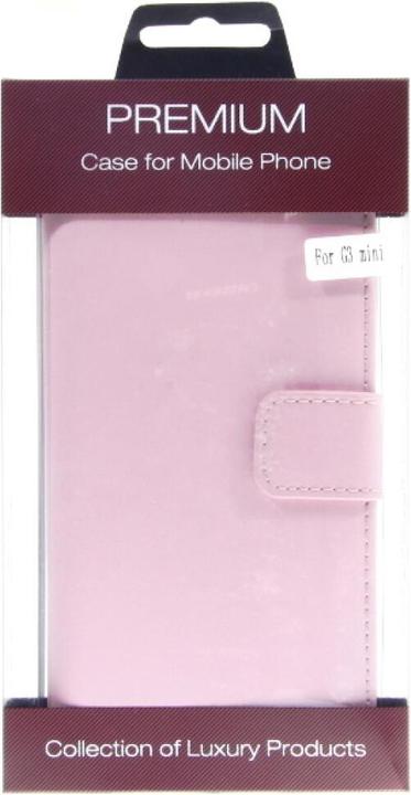 Image du produit OEM Etui cuir Slim Book pour LG G3 mini - rose 4250710558124 (LG G3s)