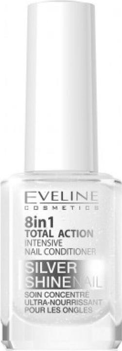 Eveline Cosmetics - 8 In 1 Total Action Silver Shine Intensive Nail Conditioner - Nail Conditioner (12 ml)