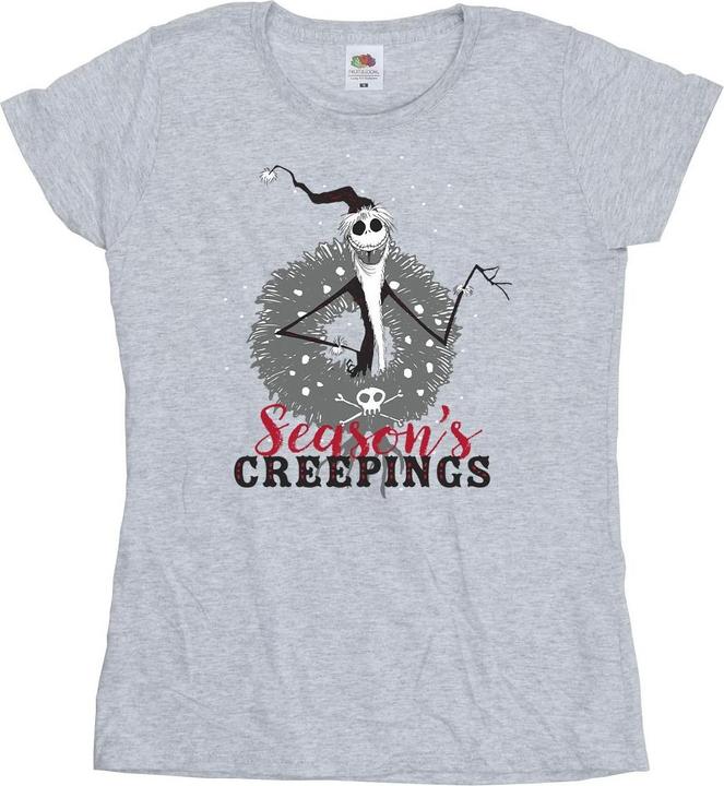 Disney The Nightmare Before Christmas Seasons Creepings Wreath TShirt (XL)