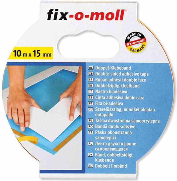 Immagine prodotto Fix-o-moll Nastro biadesivo Ritterrath antistrappo 10m 15mm, 3563347 (97 mm)