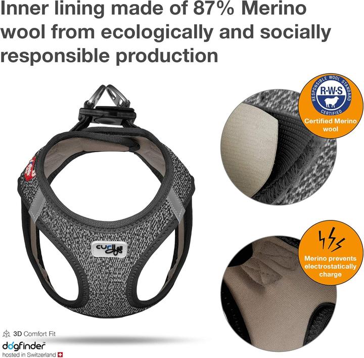 Produktbild Curli Geschirr Merino (3XS, Hund, Allgemein)