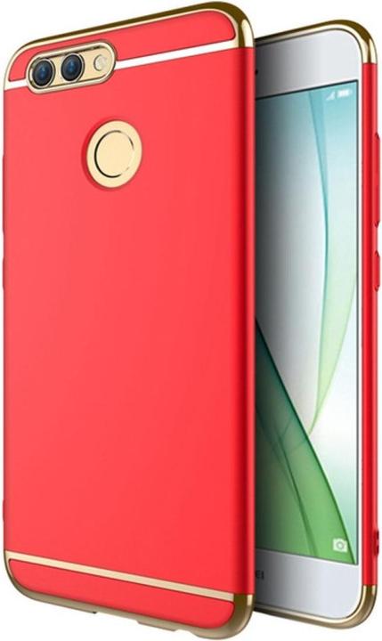 Produktbild König Design Huawei Y3 2017 Hülle Case Handy Cover Schutz Tasche Schutzhülle Bumper Etuis Rot