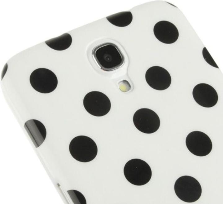 Actual product image König Design Protective cover TPU dots Case for mobile Samsung Galaxy Mega 6.3 / i9200 white/black (Samsung Galaxy Mega 6.3)