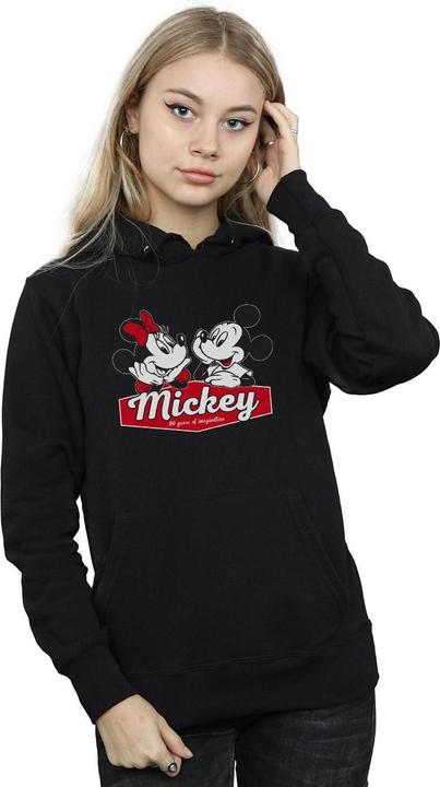 Immagine prodotto Disney Mickie And Minnie 90 Years Felpa con Cappuccio Donna (M)