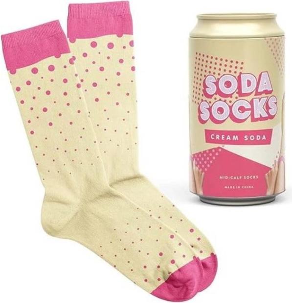 Luckies Soda Socks - Cream Soda (36 - 40)