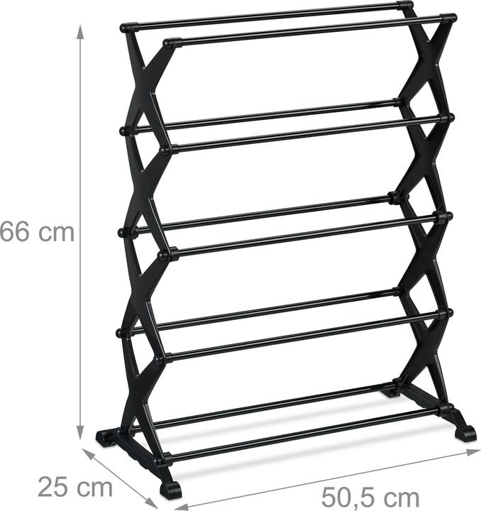 Actual product image Relaxdays Shoe rack (50.5 x 25 x 66 cm)