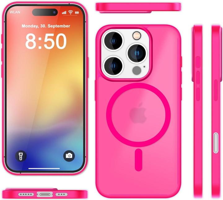 Actual product image Nalia Matte hybrid case with MagSafe function (Apple iPhone 16 Pro)