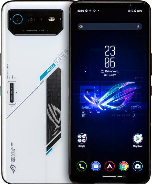 Image du produit ASUS ROG Phone 6 (512 Go, Storm White, 6.78", Double SIM, 50 Mpx, 5G)